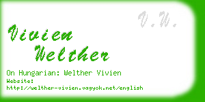 vivien welther business card